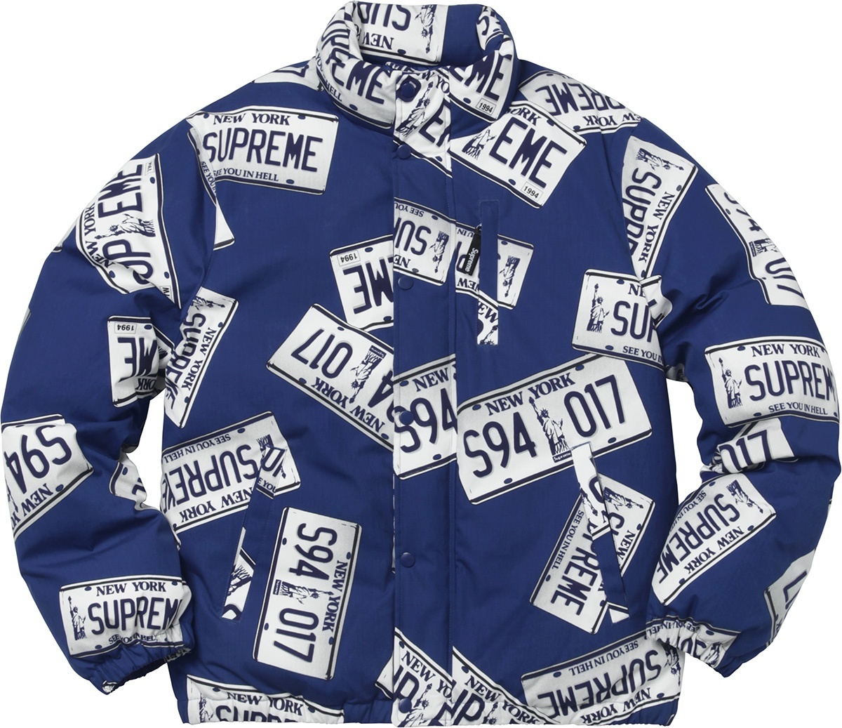 License Plate Puffy Jacket view 28